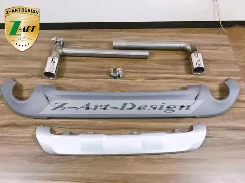Z-ART PP tuning rear diffuser + exhaust for BMW X1 F48 2016-2017 2.0 T rear diffuser for BMW X1 1.5 T free shipping
Z-ART PP tuning rear diffuser + exhaust for BMW X1 F48 2016-2017 2.0 T rear diffuser for BMW X1 1.5 T free shipping
