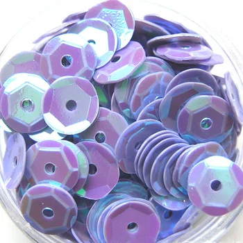 400pcs 6mm DIY Handmade With Hole Clothing Accessories Shinny Sewing Muti-Color Sequin Embellishment Craft Round