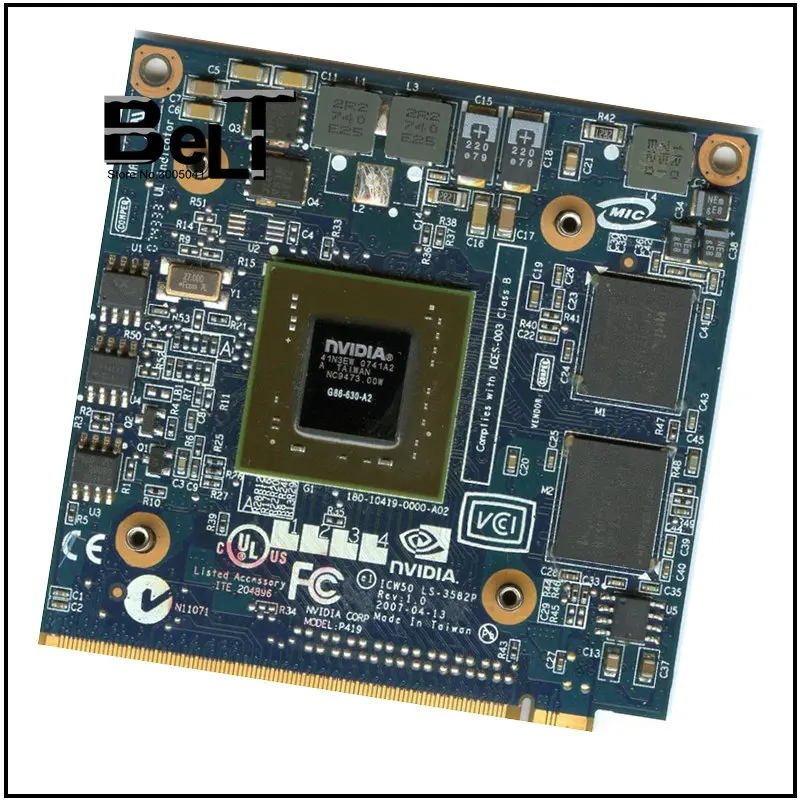 For Acer Aspire 7520G 7520 7720 7720G Series Laptop GeForce 8400 8400M GS DDR2 256MB VGA Graphics Video Card Free Ship
For Acer Aspire 7520G 7520 7720 7720G Series Laptop GeForce 8400 8400M GS DDR2 256MB VGA Graphics Video Card Free Ship