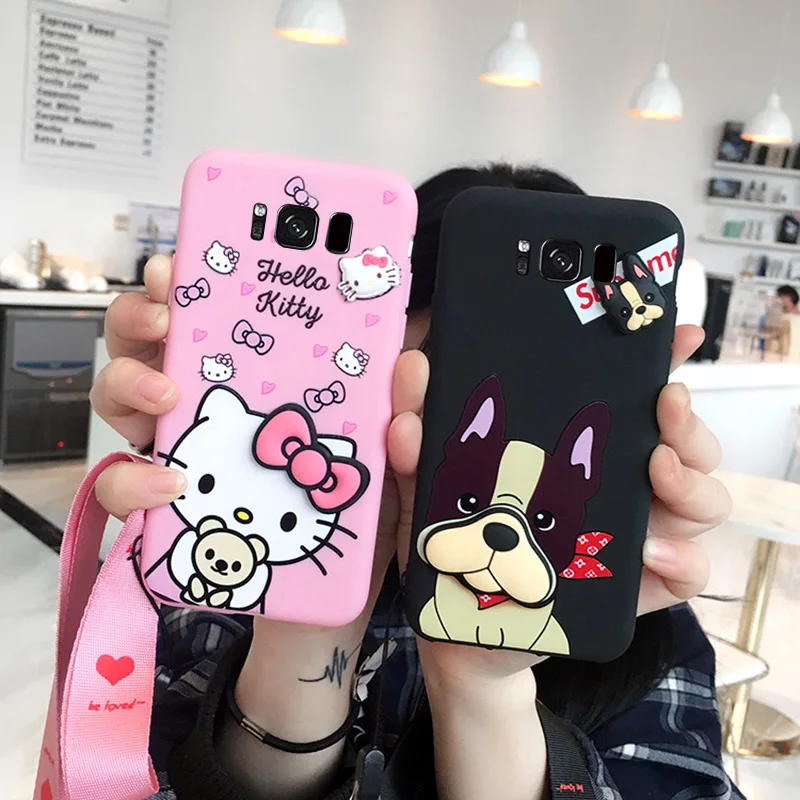 For Samsung S10 plus S10e cell phone case Galaxy Note 8/9 3D Hello Kitty shell s7edge s8/s9 plus+ soft cover cute dog + strap
For Samsung S10 plus S10e cell phone case Galaxy Note 8/9 3D Hello Kitty shell s7edge s8/s9 plus+ soft cover cute dog + strap