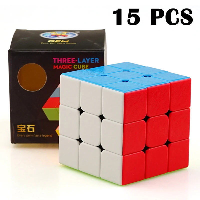 15PCS ShengShou BaoShi Gem Cubo magico 57mm Speed Smooth Puzzle cube Competition Non sticker Magic cube Education Toys Neo Cube
15PCS ShengShou BaoShi Gem Cubo magico 57mm Speed Smooth Puzzle cube Competition Non sticker Magic cube Education Toys Neo Cube
