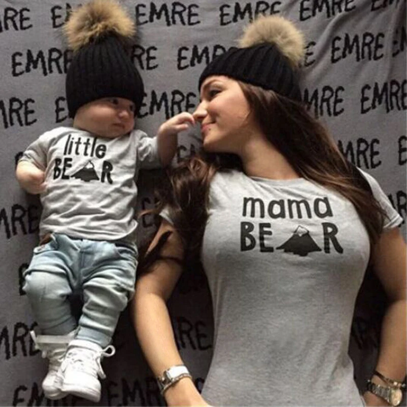 2017 New Arrival Summer Short Sleeve T-Shirt Cute Word Printing Parenting Fashion Mom And Kid Clothing Gray Tee 6M-XL
2017 New Arrival Summer Short Sleeve T-Shirt Cute Word Printing Parenting Fashion Mom And Kid Clothing Gray Tee 6M-XL