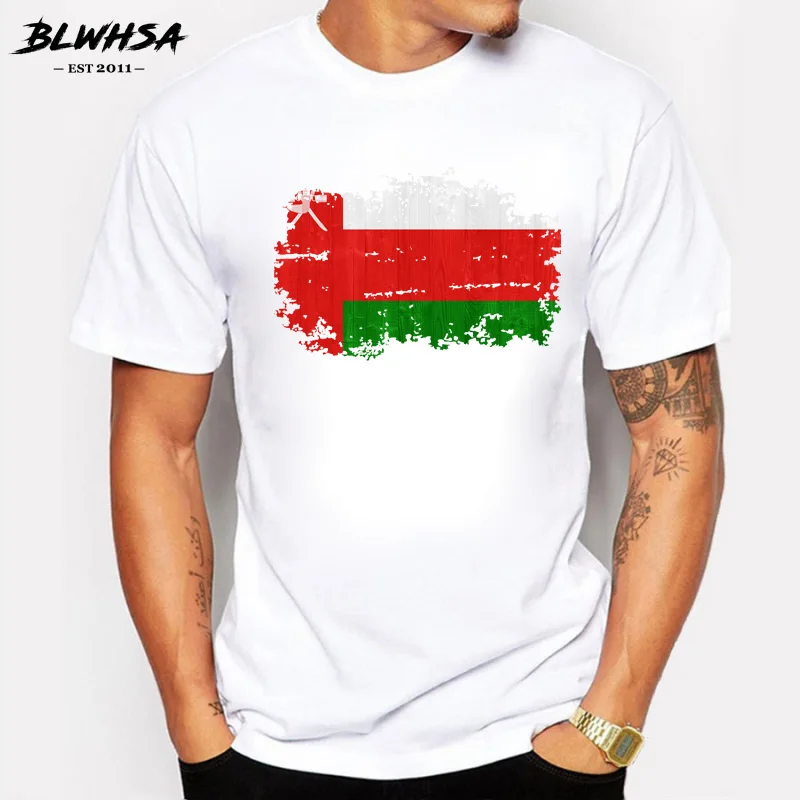 BLWHSA New Summer Nostalgic Style Oman National Flag Design T Shirt Men's High Quality Tops Hipster Tees Oman
BLWHSA New Summer Nostalgic Style Oman National Flag Design T Shirt Men's High Quality Tops Hipster Tees Oman