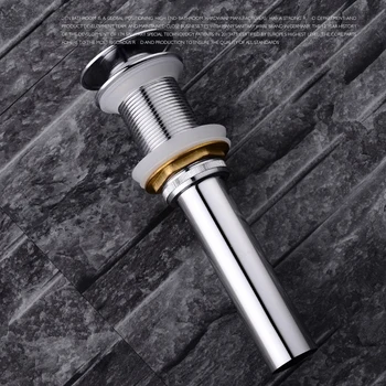 Chrome Finish Brass Bathroom Vanity Waste Drainer Basin Sink Pop up Drain stopper drainer with Overflow or Non-Overflow Assembly
Chrome Finish Brass Bathroom Vanity Waste Drainer Basin Sink Pop up Drain stopper drainer with Overflow or Non-Overflow Assembly