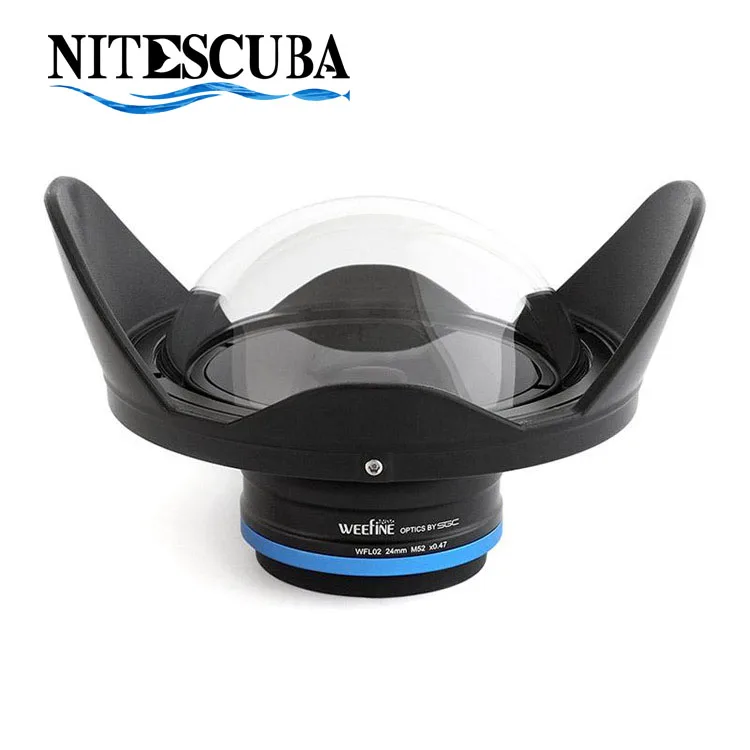 NiteScuba diving Weefine WFL02 fisheye wide angle lens M52 24mm thread for TG4 TG5 camera Housing case Underwater Photography
NiteScuba diving Weefine WFL02 fisheye wide angle lens M52 24mm thread for TG4 TG5 camera Housing case Underwater Photography