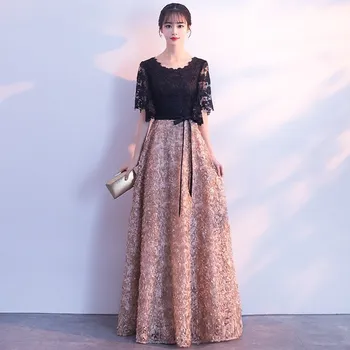 Sexy Lace Women Evening Dress Improved Bridesmaid Wedding Qipao Elegant Floor Length Cheongsam Long Slim Vestidos Lady Gift
Sexy Lace Women Evening Dress Improved Bridesmaid Wedding Qipao Elegant Floor Length Cheongsam Long Slim Vestidos Lady Gift