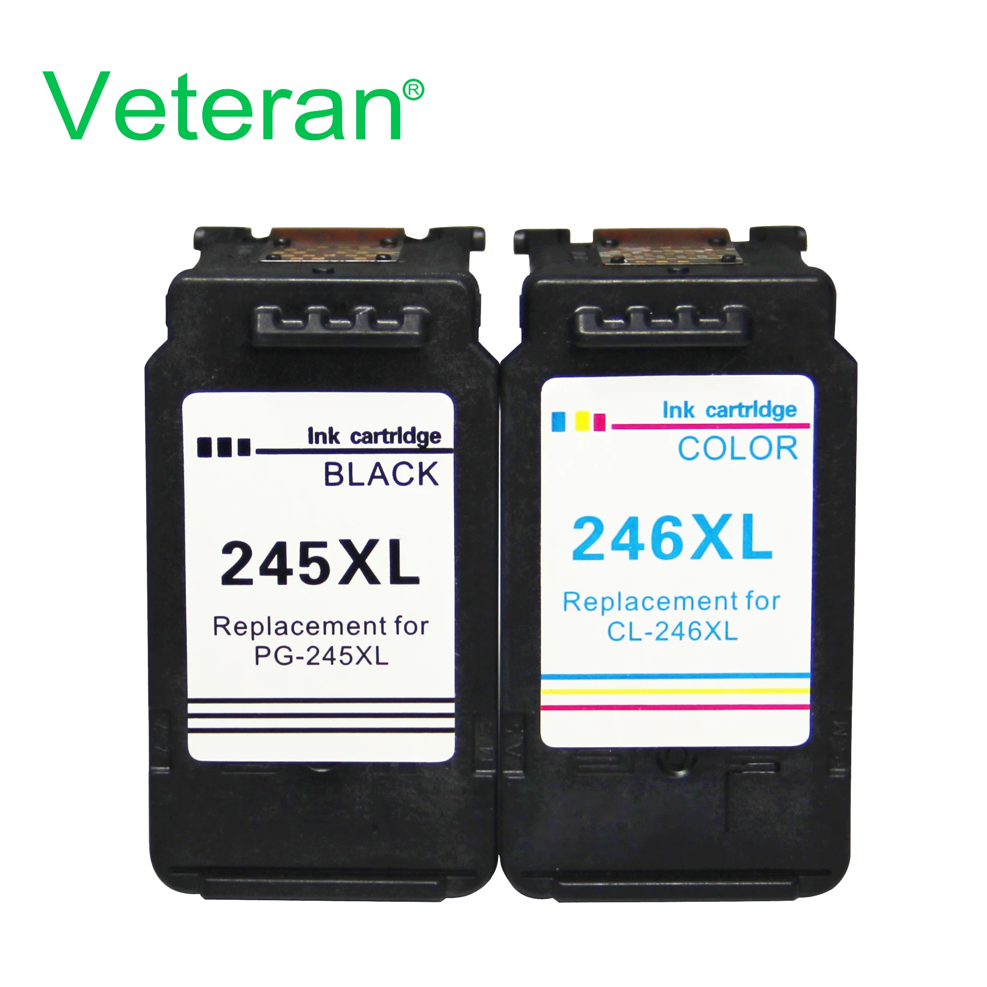 Veteran PG245 CL246 Ink Cartridges replacement for Canon PG 245 PG-245 CL 246 for Pixma iP2820 MX492 MG2924 MX492 MG2520 printer
Veteran PG245 CL246 Ink Cartridges replacement for Canon PG 245 PG-245 CL 246 for Pixma iP2820 MX492 MG2924 MX492 MG2520 printer