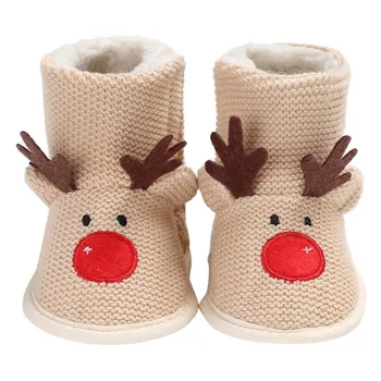 Winter Warm Boy Shoes Christmas Fawn Baby Shoes Crib Girl Toddler Boy Shoes 0-1 Year
Winter Warm Boy Shoes Christmas Fawn Baby Shoes Crib Girl Toddler Boy Shoes 0-1 Year