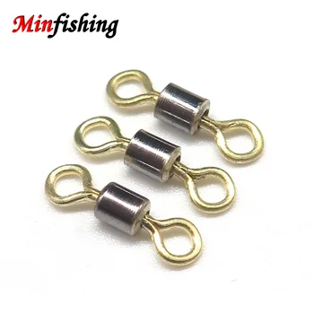 Minfishing 50 pcs double color Swivel Fishing brass Fishing Swivel Snap Tackle Accessories
Minfishing 50 pcs double color Swivel Fishing brass Fishing Swivel Snap Tackle Accessories