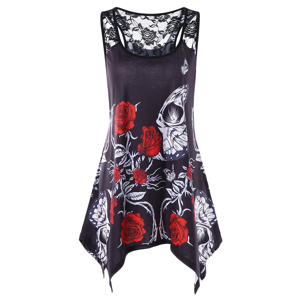 Wipalo Women Summer Plus Size 5XL Floral Lace Trim Tank Top U Neck Sleeveless New Fashions Causal Ladies Tops Tees Big Size
Wipalo Women Summer Plus Size 5XL Floral Lace Trim Tank Top U Neck Sleeveless New Fashions Causal Ladies Tops Tees Big Size