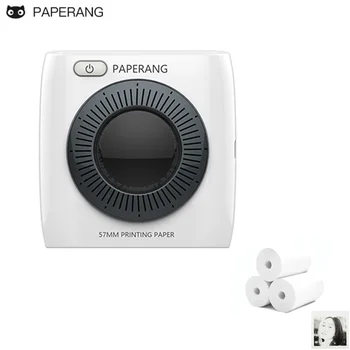PAPERANG P2 Mini Pocket Printer Portable Wireless Bluetooth Paper Photo Thermal Printer with 3 Rolls Print Paper For iOS/Android
PAPERANG P2 Mini Pocket Printer Portable Wireless Bluetooth Paper Photo Thermal Printer with 3 Rolls Print Paper For iOS/Android