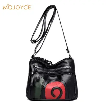 Fashion Women Crossbody Bag Black Soft Washed Leather Shoulder Bag Patchwork Messenger Bag Small Flap Bag for Girls Dropshipping
Fashion Women Crossbody Bag Black Soft Washed Leather Shoulder Bag Patchwork Messenger Bag Small Flap Bag for Girls Dropshipping
