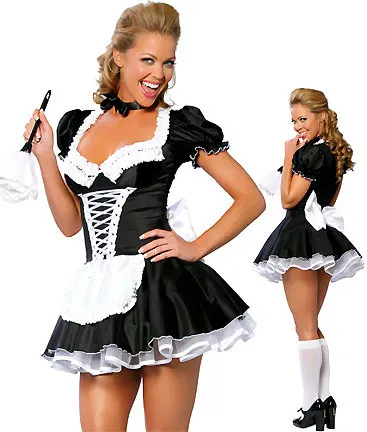 Sexy French Maid Costume XS-5XL Ladies Fancy Maid Dress Adult Womens Maid Hen Party Costume Outfit
Sexy French Maid Costume XS-5XL Ladies Fancy Maid Dress Adult Womens Maid Hen Party Costume Outfit