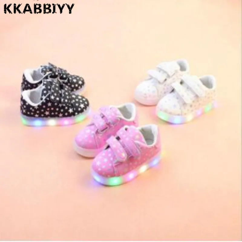 Baby Girls Boys LED Light Shoes Toddler Anti-Slip Sports Boots Kids Sneakers Children Fashion Star PU Flats EU Size 21-30
Baby Girls Boys LED Light Shoes Toddler Anti-Slip Sports Boots Kids Sneakers Children Fashion Star PU Flats EU Size 21-30