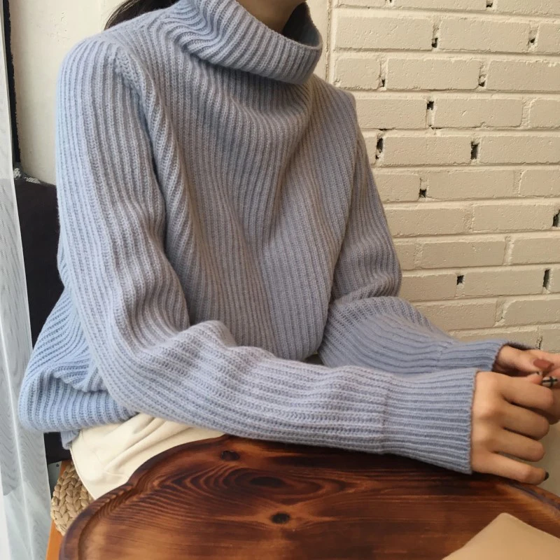 Women's Clothing Cute Kawaii Retro Lazy Wind Turtleneck Sweater Jumper Knitted Lady Harajuku Ulzzang Sweaters For Women Casual
Women's Clothing Cute Kawaii Retro Lazy Wind Turtleneck Sweater Jumper Knitted Lady Harajuku Ulzzang Sweaters For Women Casual