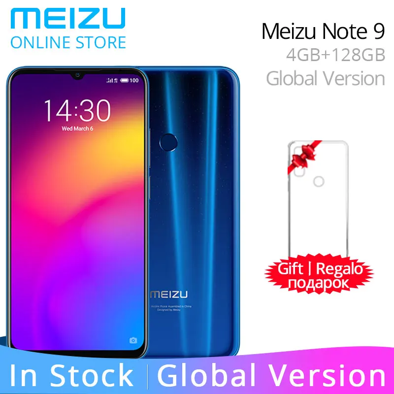 Global Version Meizu Note 9 4GB RAM 128GB ROM Smart Phone Snapdragon 675 Octa Core 6.2" HD Full Screen Dual Cameras Fast Charge
Global Version Meizu Note 9 4GB RAM 128GB ROM Smart Phone Snapdragon 675 Octa Core 6.2" HD Full Screen Dual Cameras Fast Charge