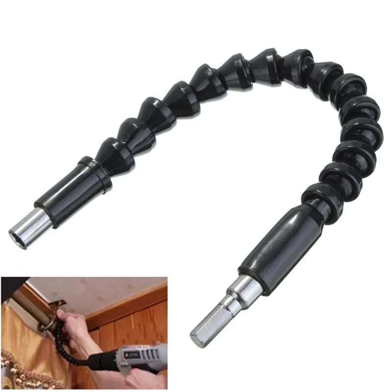 Toolstrong 1PC 295mm Flexible Shaft Bit Extension Screwdriver Bit Electric Drill Power Tool Accessories Indexable Drill Bit AC06
Toolstrong 1PC 295mm Flexible Shaft Bit Extension Screwdriver Bit Electric Drill Power Tool Accessories Indexable Drill Bit AC06