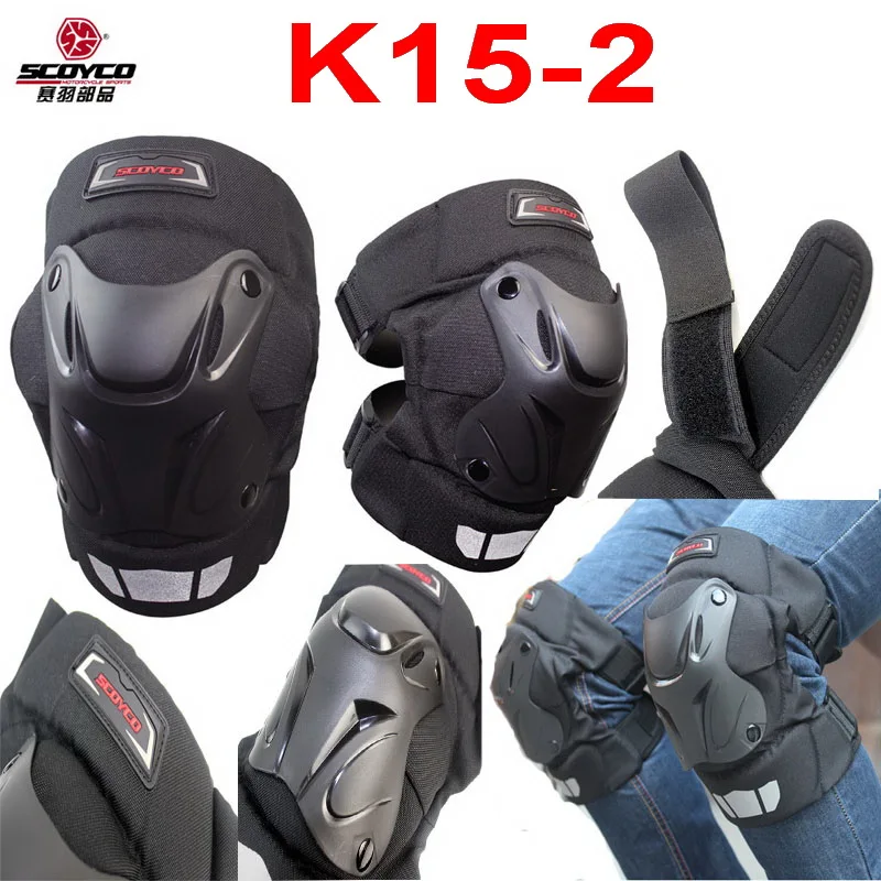 

2019 New SCOYCO motorcycle kneecap biker multi-purpose knee guards wind keep warm kneepad K15-2 made of ABS and for FREE SIZE