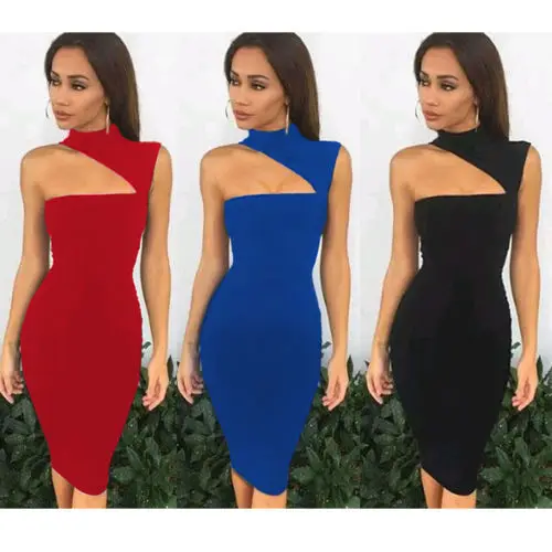 Fashion New Ladies Women's Bodycon Sleeveless Solid Formal Sheath Halter Short Summer Mini Dress Women
Fashion New Ladies Women's Bodycon Sleeveless Solid Formal Sheath Halter Short Summer Mini Dress Women