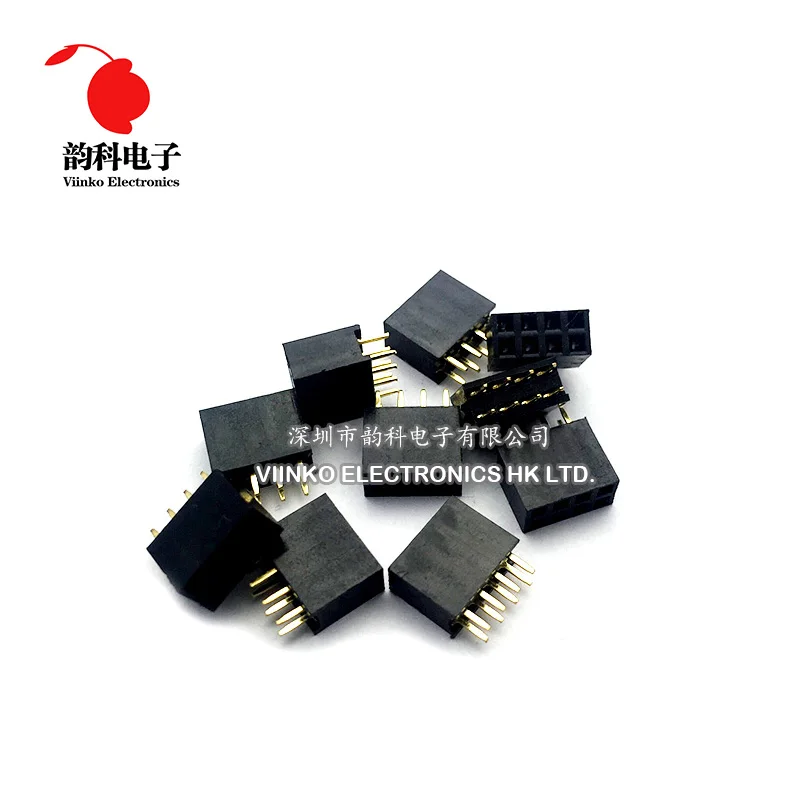 1000pcs 2x4 Pin 8P 2.54mm Double Row Female Straight Pin Header Pitch Socket 2*4 Pin Strip conncector
1000pcs 2x4 Pin 8P 2.54mm Double Row Female Straight Pin Header Pitch Socket 2*4 Pin Strip conncector