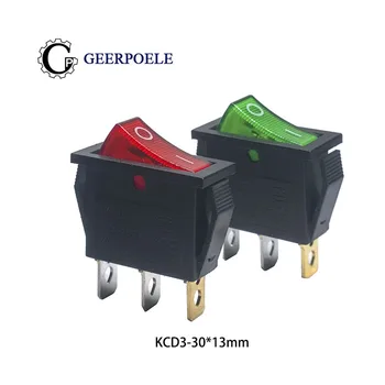 KCD3 5pcs/lot 30*13mm SPST 3PIN Snap-in ON/OFF Position Snap Boat Rocker Switch with Indicator light 15A/250V High Quality
KCD3 5pcs/lot 30*13mm SPST 3PIN Snap-in ON/OFF Position Snap Boat Rocker Switch with Indicator light 15A/250V High Quality