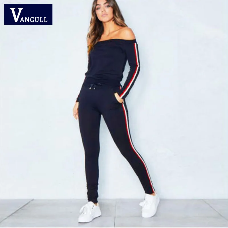 Two Piece Set Women Slash Neck Long Sleeve Two Piece Women Sets High Quality Pants Style Lace-Up Casual Jumpsuit Female Suit
Two Piece Set Women Slash Neck Long Sleeve Two Piece Women Sets High Quality Pants Style Lace-Up Casual Jumpsuit Female Suit