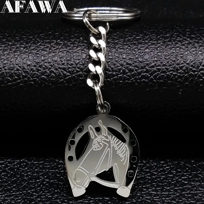 2019 New Fashion Horse Stainless Steel Keychains for Women Horseshoe Silver Color Keyrings Jewelry Gift chaveiros K77344B
2019 New Fashion Horse Stainless Steel Keychains for Women Horseshoe Silver Color Keyrings Jewelry Gift chaveiros K77344B