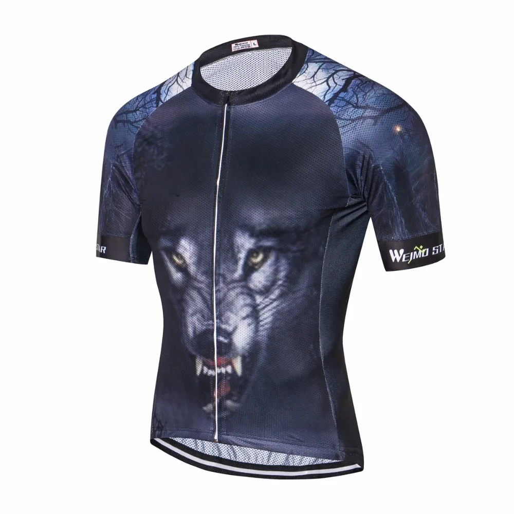 HOT! Men Cycling Jersey Wolf Pattern Cycling Clothing Bicycle Top Bicycle Jacket Bike Short Sleeve Cycling Wear Shirts
HOT! Men Cycling Jersey Wolf Pattern Cycling Clothing Bicycle Top Bicycle Jacket Bike Short Sleeve Cycling Wear Shirts