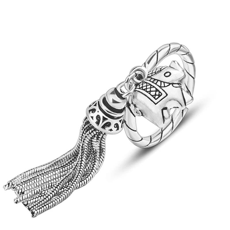 KOFSAC Fashion 925 Silver Rings For Women Jewelry Vintage Thai Silver Auspicious Elephant Tassel Ring Girl Party Accessories Hot
KOFSAC Fashion 925 Silver Rings For Women Jewelry Vintage Thai Silver Auspicious Elephant Tassel Ring Girl Party Accessories Hot