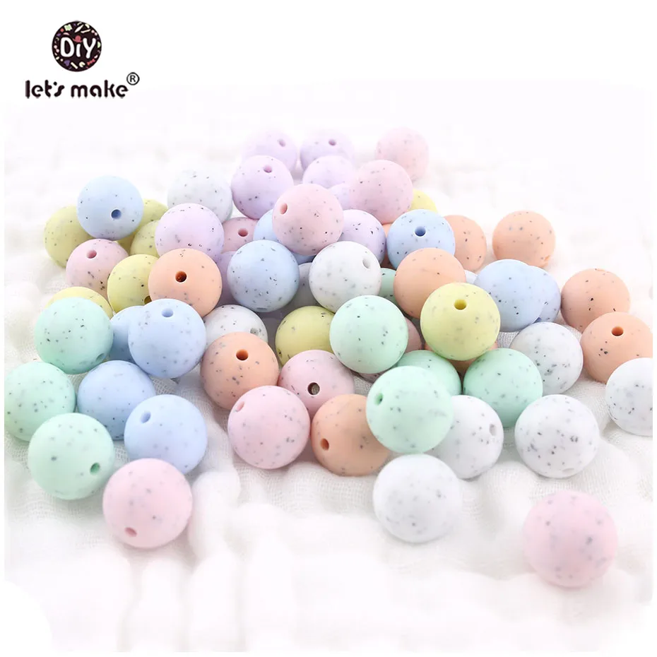 Let's Make Baby Teether 50pc 15mm Grantie Sesame Beads Perle Silicone BPA Free Silicone Teether Teething Toys Gift Baby Products
Let's Make Baby Teether 50pc 15mm Grantie Sesame Beads Perle Silicone BPA Free Silicone Teether Teething Toys Gift Baby Products