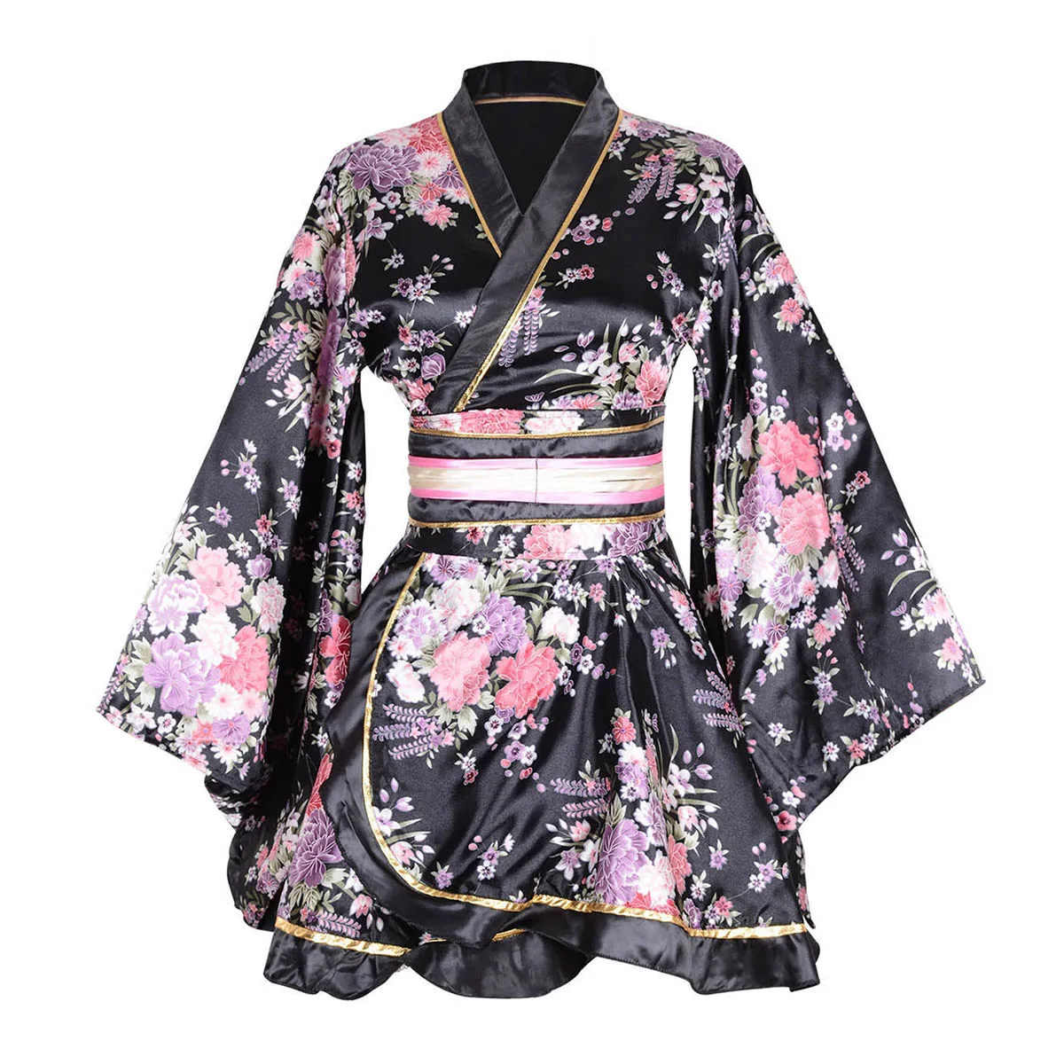 kimono with dress outfit