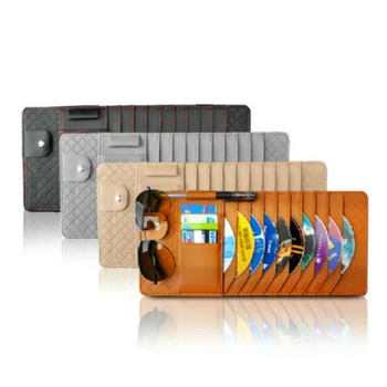 PU Leather Sun Visor Storage Bag Car Notes Pouch CD Receive Bag DVD Disk Card Visor Case Folder Pocket 1PC
PU Leather Sun Visor Storage Bag Car Notes Pouch CD Receive Bag DVD Disk Card Visor Case Folder Pocket 1PC