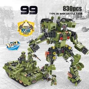 military Type 99 Main Battle Tank batisbricks building block transformation robot ww2 army figures brick toy collection for gift
military Type 99 Main Battle Tank batisbricks building block transformation robot ww2 army figures brick toy collection for gift