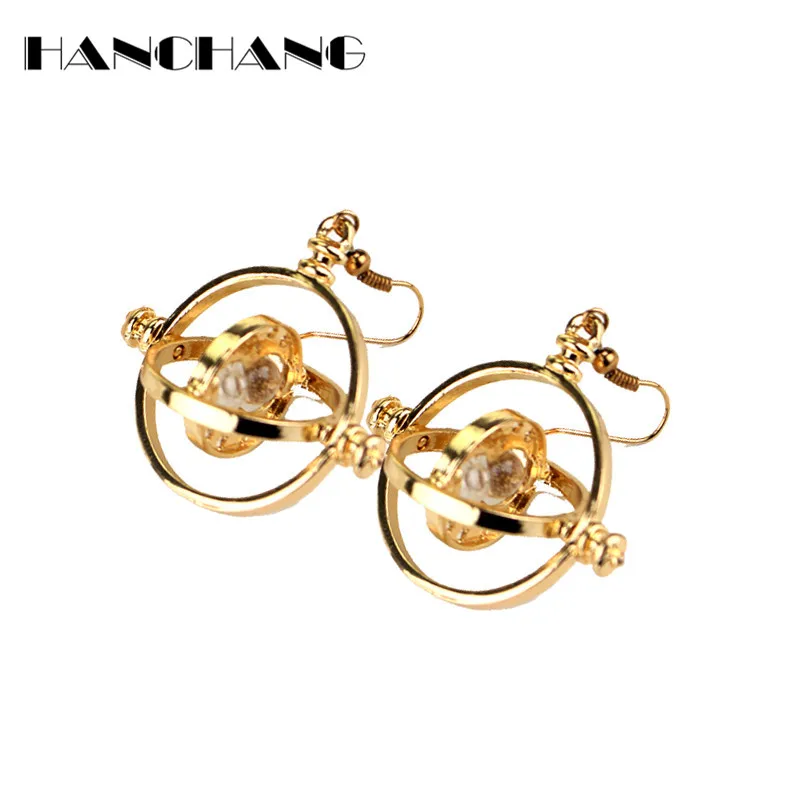Female Accessories Dangle Earring Steampunk Earrings for Woman Time Turner Rotating Hourglass Drop Earrings
Female Accessories Dangle Earring Steampunk Earrings for Woman Time Turner Rotating Hourglass Drop Earrings