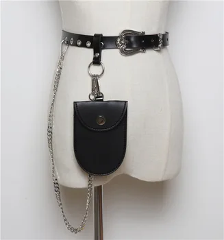 New Fashion Belt Wallet Pouch Punk Waist Bag Phone Money Handbag Leather Fanny Pack Bag Women Belt Purse Designer Female Purse
New Fashion Belt Wallet Pouch Punk Waist Bag Phone Money Handbag Leather Fanny Pack Bag Women Belt Purse Designer Female Purse