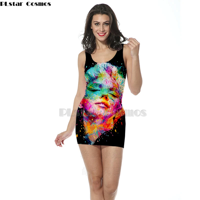 Marilyn Monroe art Fashion Women Sexy Backless Basic Dresses Sleeveless Slim Vest Tanks Dress Party Dress by Alessandro Artist
Marilyn Monroe art Fashion Women Sexy Backless Basic Dresses Sleeveless Slim Vest Tanks Dress Party Dress by Alessandro Artist