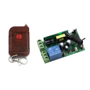 AC 85-250V Wireless Remote Control Switch System 1CH Relay Power Switch 110V 220V Receiver & One ButtonTransmitter 315/433Mhz
AC 85-250V Wireless Remote Control Switch System 1CH Relay Power Switch 110V 220V Receiver & One ButtonTransmitter 315/433Mhz