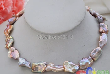 FYH free shipping 15.5" 20mm lavender multicolour baroque KESHI REBORN PEARL NECKLACE
FYH free shipping 15.5" 20mm lavender multicolour baroque KESHI REBORN PEARL NECKLACE