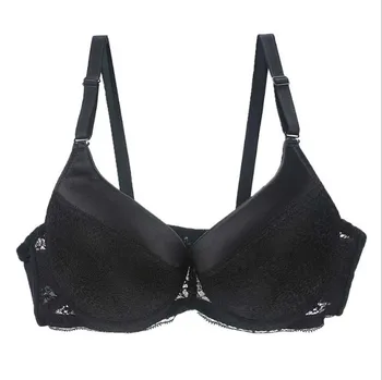 Solid Black lace bra sexy women bras big size 36 38 40 42 44 46 bust great underwire underwear lingerie push up bra B6
Solid Black lace bra sexy women bras big size 36 38 40 42 44 46 bust great underwire underwear lingerie push up bra B6