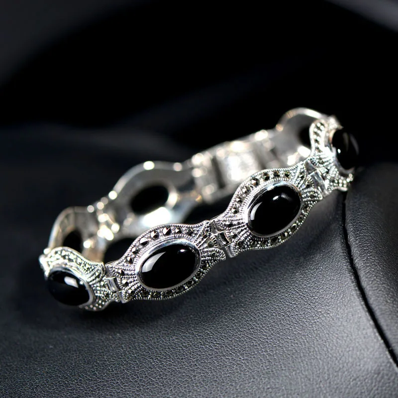 Starfield Black Onyx Bracelets 2017 New Onyx Gems Bracelets 925 Silver Bracelets Wholesale
Starfield Black Onyx Bracelets 2017 New Onyx Gems Bracelets 925 Silver Bracelets Wholesale