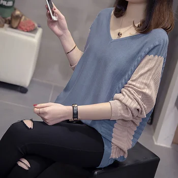 Plus Size V neck Pullover Women Sweater Autumn Clothes Fashion Loose Hollow Out Knitwear Office Oversized Korean Style Jumper
Plus Size V neck Pullover Women Sweater Autumn Clothes Fashion Loose Hollow Out Knitwear Office Oversized Korean Style Jumper