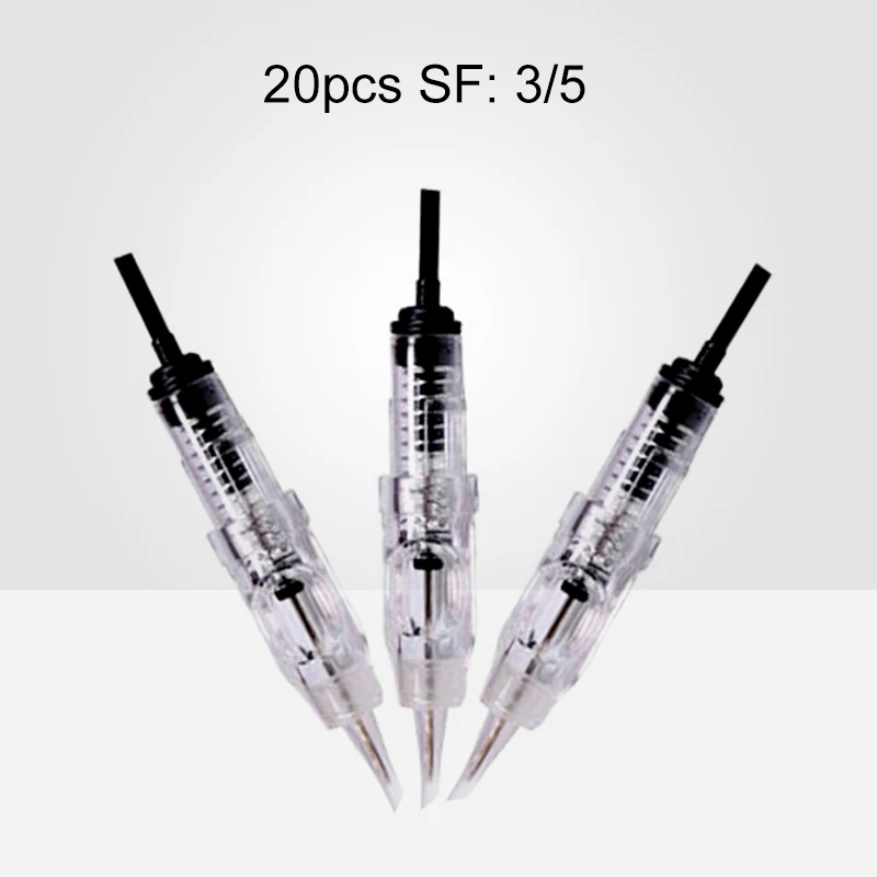 20pcs nedles tattoo Sterile needle tatting pmu machine makeup needles 3SF 5SF microblading needles Cartridges magnum 
20pcs nedles tattoo Sterile needle tatting pmu machine makeup needles 3SF 5SF microblading needles Cartridges magnum