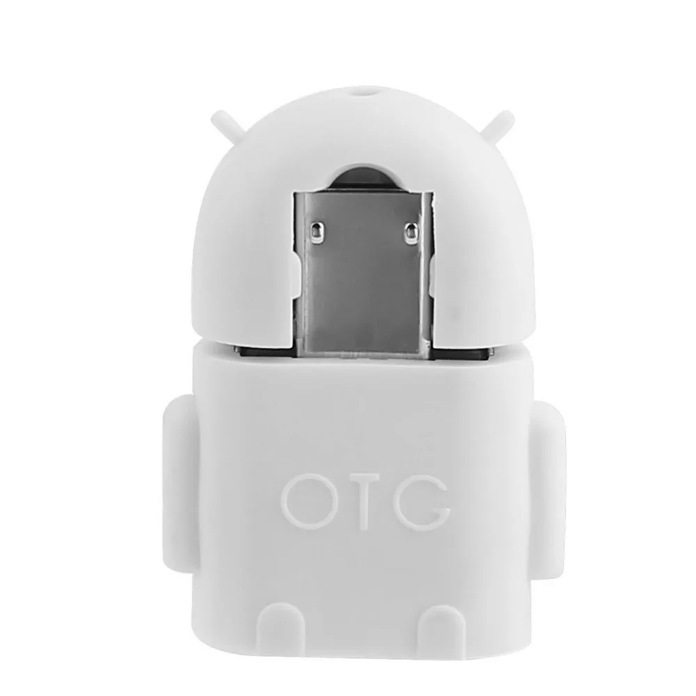 Robot Shape Micro USB 2.0 Converter Host Male to USB Female OTG Adapter For Android Tablet PC Computer Phone
Robot Shape Micro USB 2.0 Converter Host Male to USB Female OTG Adapter For Android Tablet PC Computer Phone