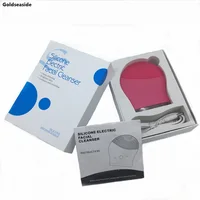 Electric Face Cleanser Vibrate Pore Clean Silicone Cleansing Brush Massager Facial Vibration Skin Care Spa Massage image