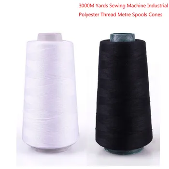 Durable 3000M Yards Overlocking Sewing Machine Line Industrial Polyester Thread Metre Cones
Durable 3000M Yards Overlocking Sewing Machine Line Industrial Polyester Thread Metre Cones