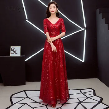 weiyin Robe De Soiree 2020 New Wine Red Sparkle Sexy V Neck Backless Luxury Evening Dresses Party Gowns Vestido De Fiesta WY1516
weiyin Robe De Soiree 2020 New Wine Red Sparkle Sexy V Neck Backless Luxury Evening Dresses Party Gowns Vestido De Fiesta WY1516