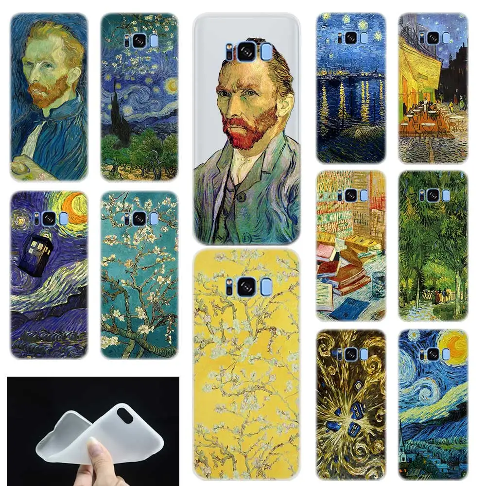 Мягкий ТПУ силиконовый чехол Doctor who van gogh Art для Samsung Galaxy S7edge S8 S9 S10 S11 S20 S30 Plus Lite E