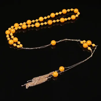 diy jewelry factory wholesale SGARIT brand fashion 14k gold wrapping mix material natural yellow amber diy beads necklace women
diy jewelry factory wholesale SGARIT brand fashion 14k gold wrapping mix material natural yellow amber diy beads necklace women