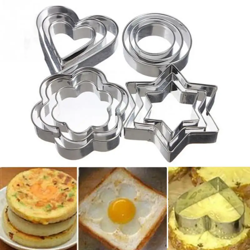 4pcs/set Heart/Round/flower/star Shape Stainless Steel Cake Baking Mold Salad Dessert Cake Cheese Bakeware Tools
4pcs/set Heart/Round/flower/star Shape Stainless Steel Cake Baking Mold Salad Dessert Cake Cheese Bakeware Tools