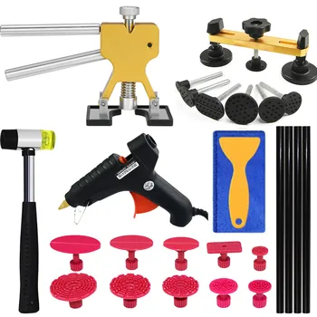 PDR Tools Paintless Dent Repair Tool Auto Dent Puller with tabs Car Body Dent Damage Hand Tool &Pulling bridge repair hammer
PDR Tools Paintless Dent Repair Tool Auto Dent Puller with tabs Car Body Dent Damage Hand Tool &Pulling bridge repair hammer